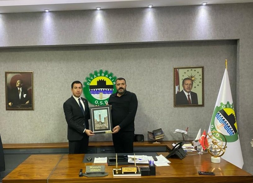 Gaziantep TSE Bölge Koordinatörlüğü görevine atanan Mehmet Genç,Mustafa Fidan'ı ziyaret etti.