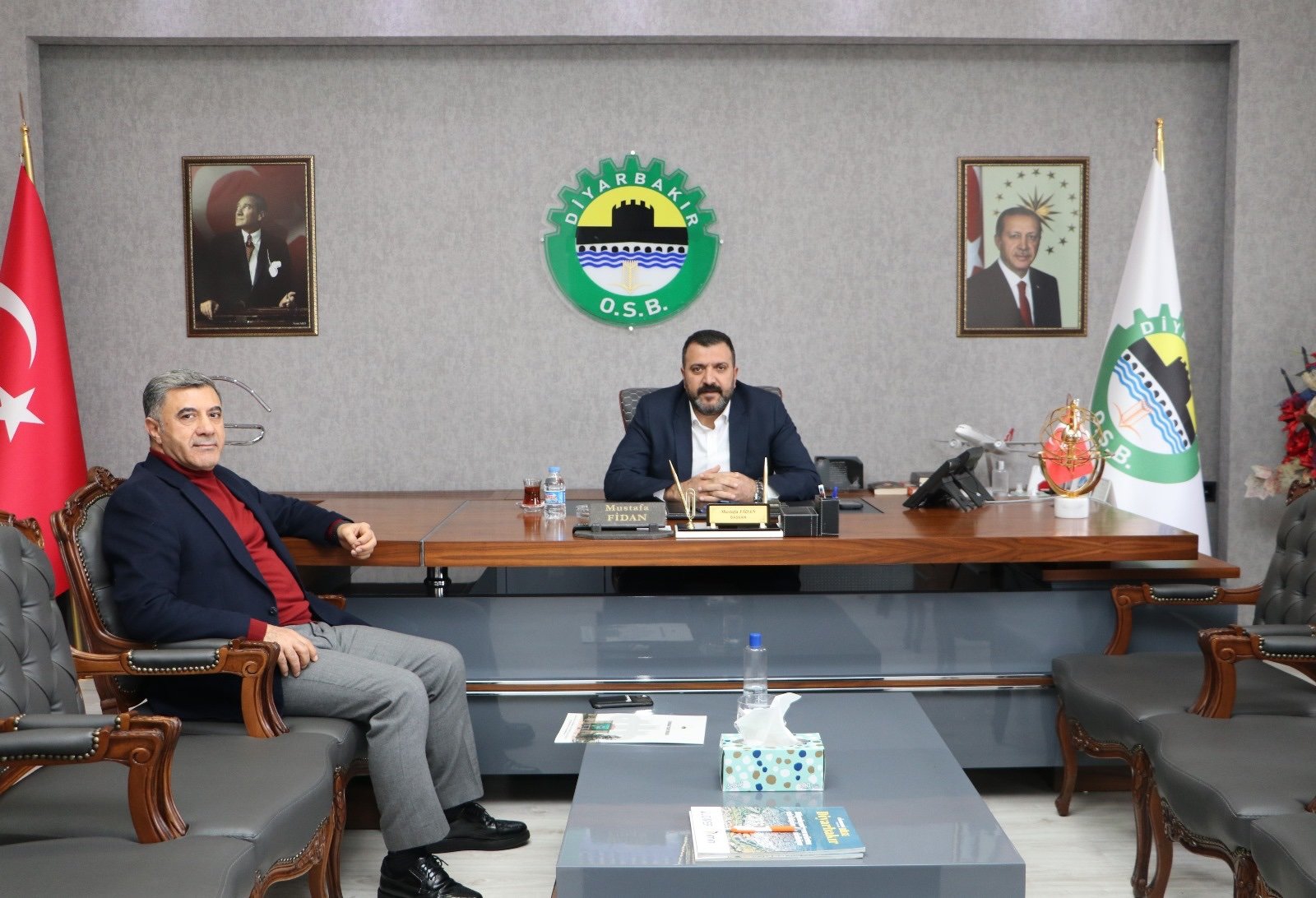 Diyarbakır Ticaret Borsası Başkanı Engin Yeşil den OSB Başkanımıza Ziyaret