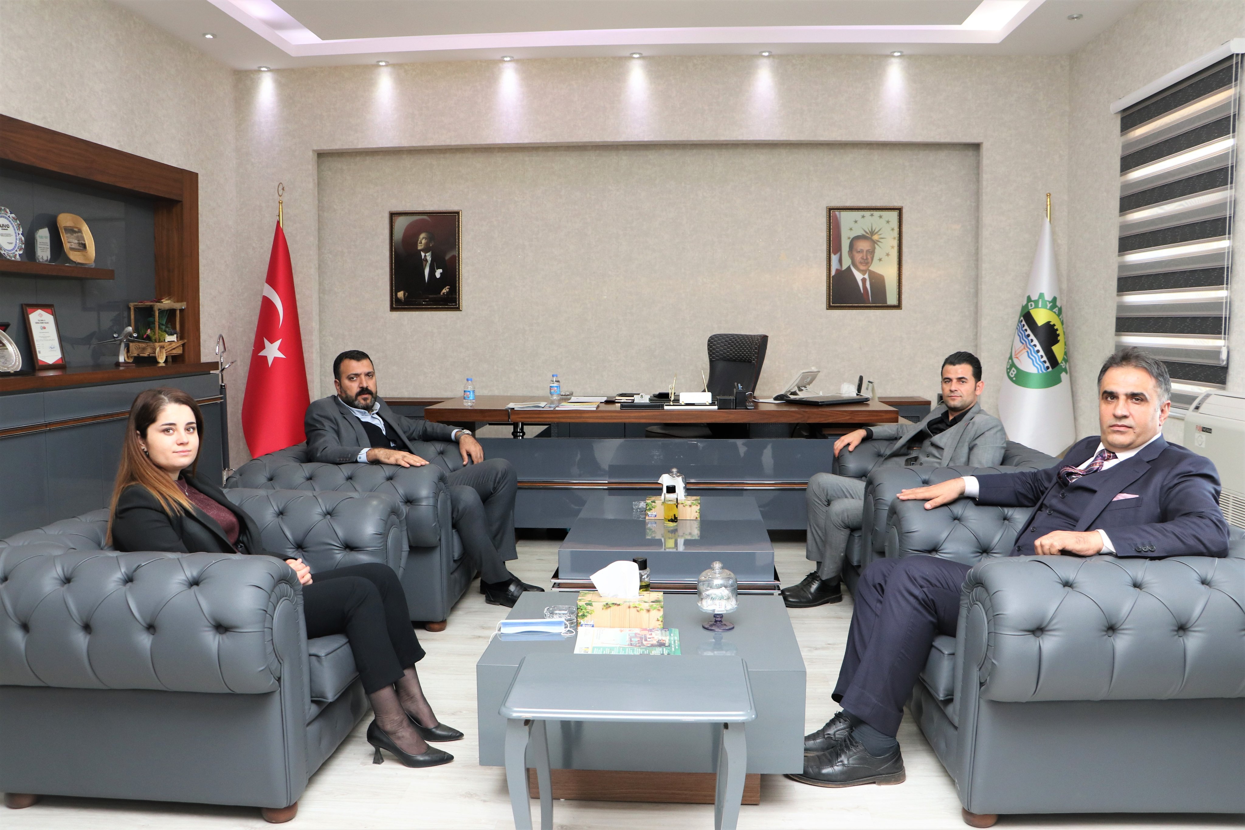Diyarbakır merkez Yenişehir İlçe Kaymakamı ve Belediye Başkan Vekili Murat Beşikçi'den OSB ne ziyaret