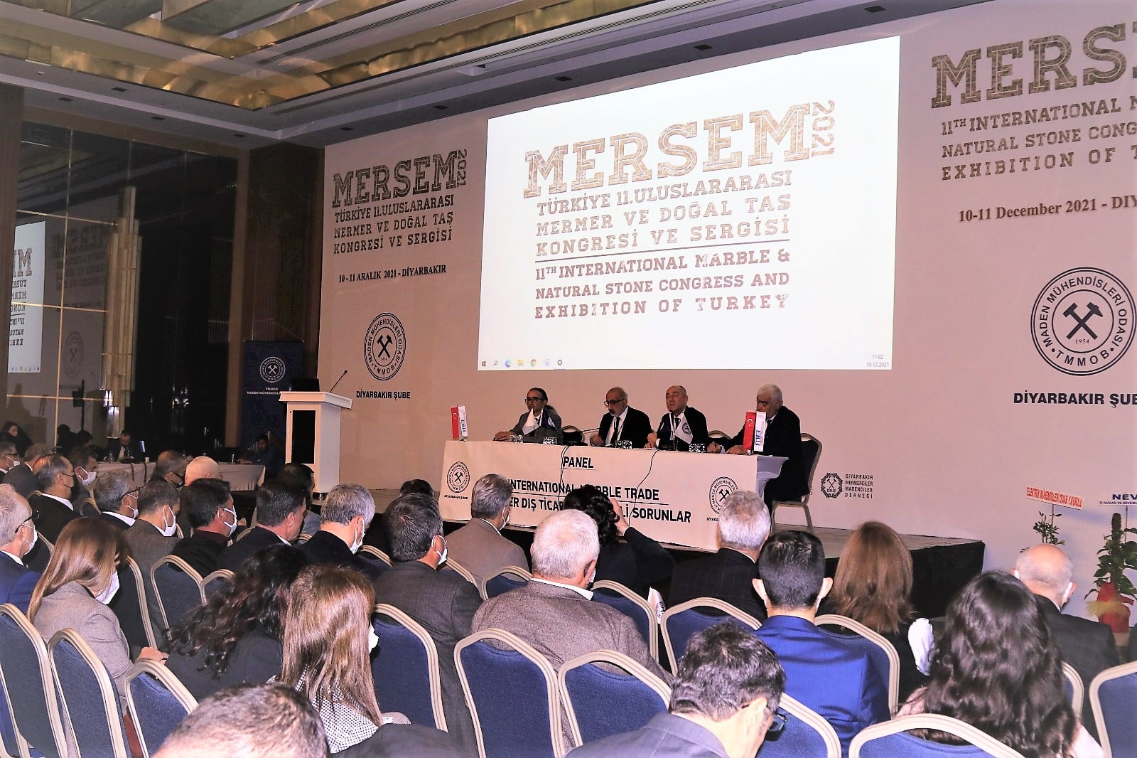 Türkiye Uluslararası Mermer ve Doğal Taş Kongresi ve Sergisi'nin (MERSEM) açılışı