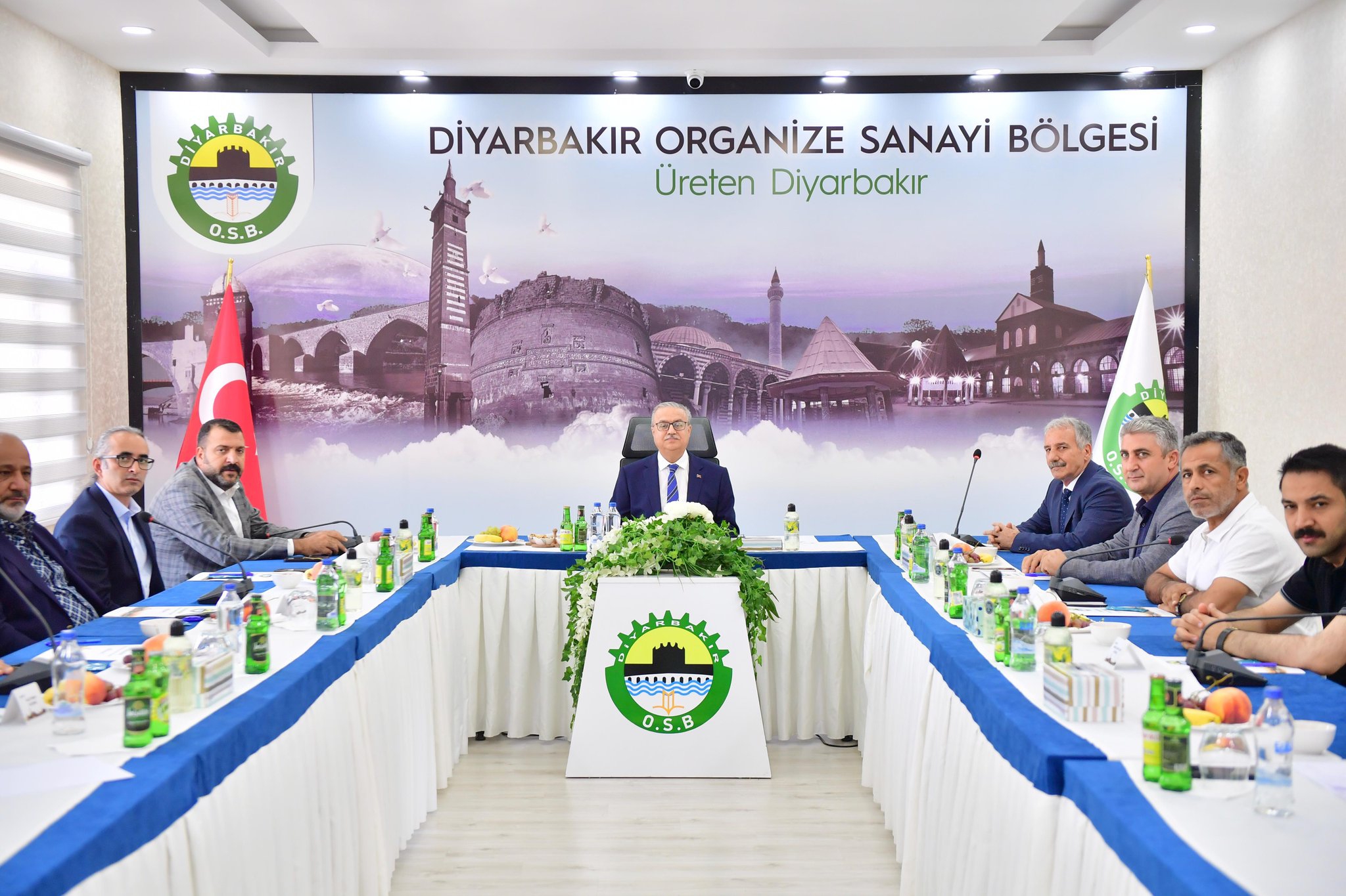 Diyarbakır Organize Sanayi Bölgesi, Eylül Ayı Müteşebbis Heyet Toplantısı, Diyarbakır Valisi Sayın Ali İhsan Su Başkanlığı'nda yapıldı.