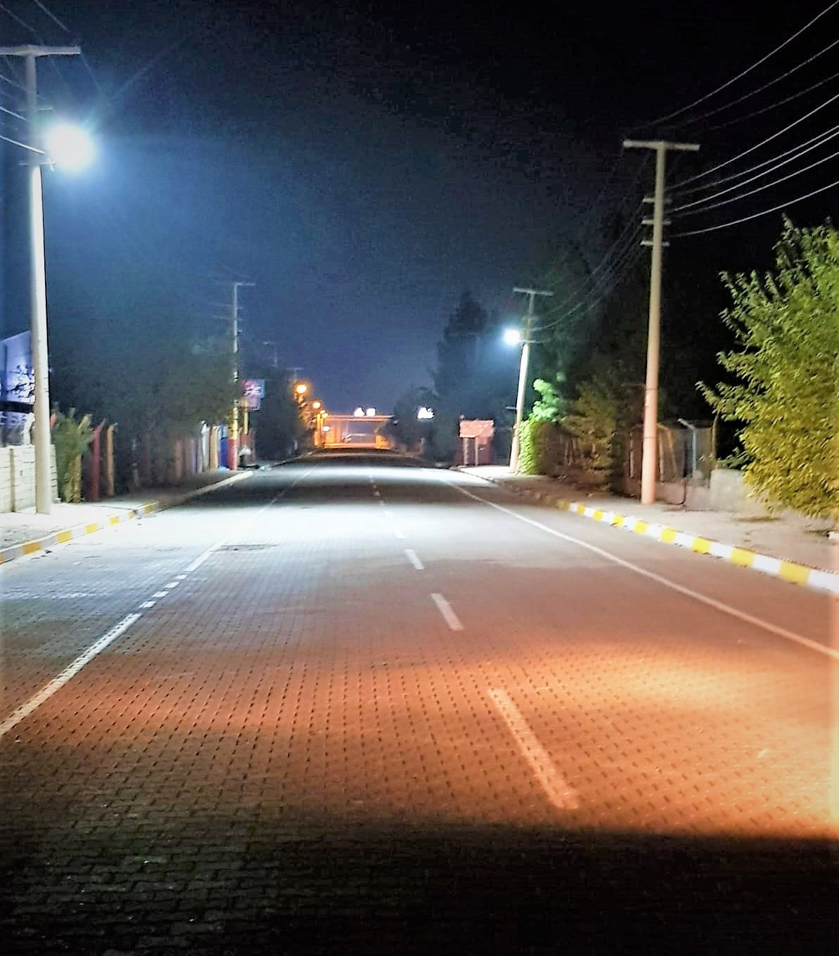 OSB'deki cadde ve sokaklar aydınlatılıyor