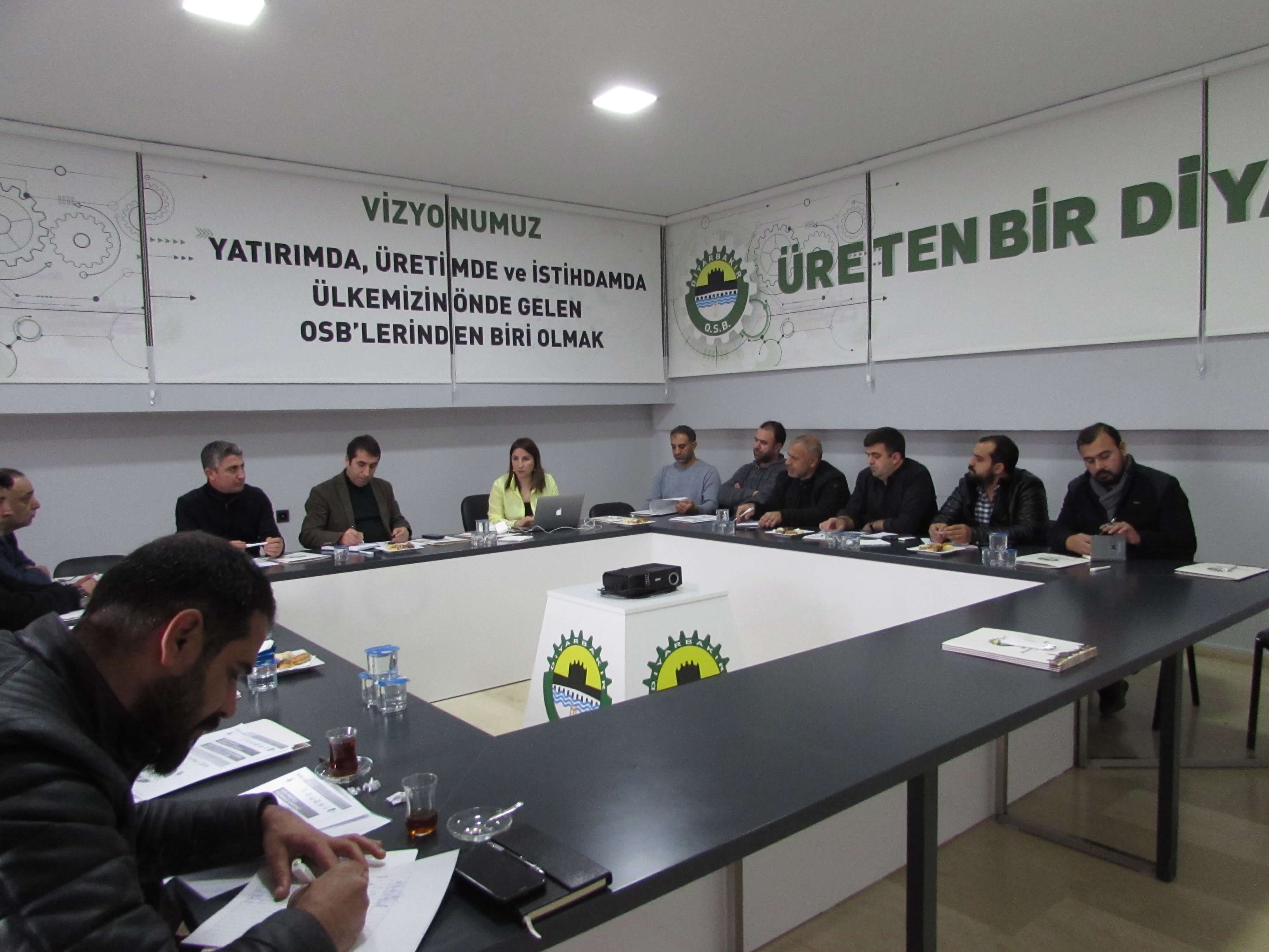 Diyarbakır OSB'de  Mobilya Sektörü 2. İletişim Toplantısı Gerçekleştirildi.