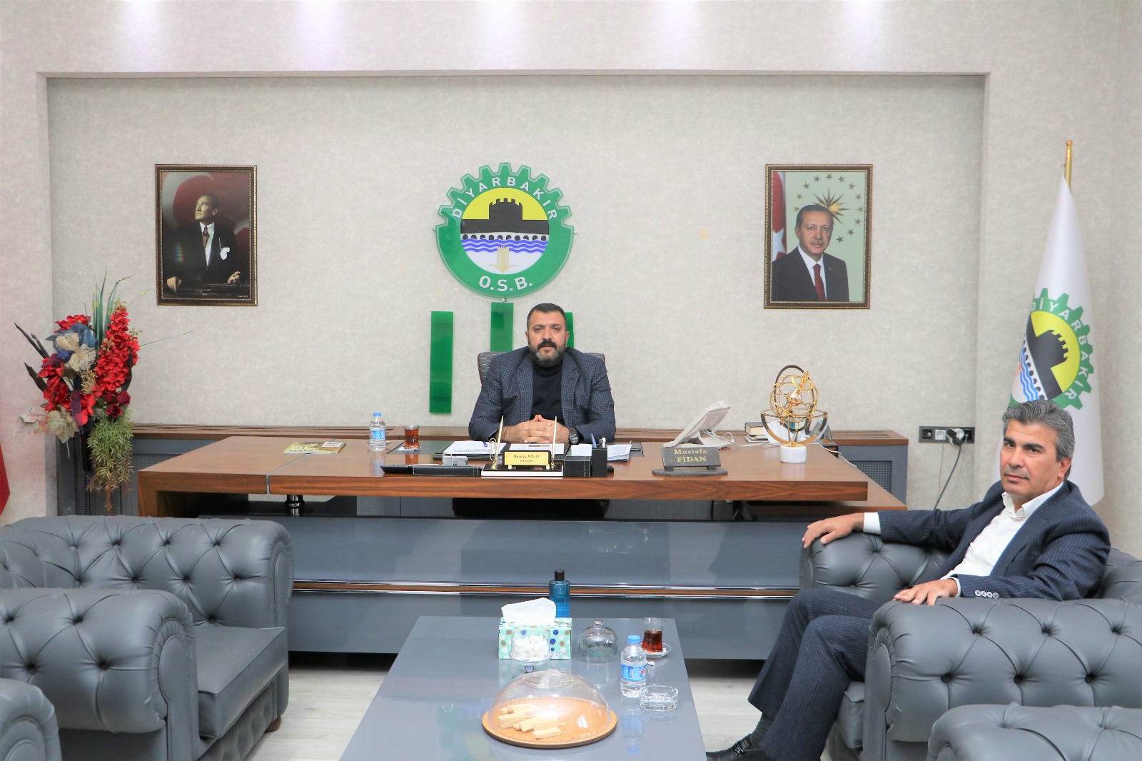 Akit TV Bölge temsilcisi Mehmet Güngördü Mustafa Fidan'ı ziyaret etti