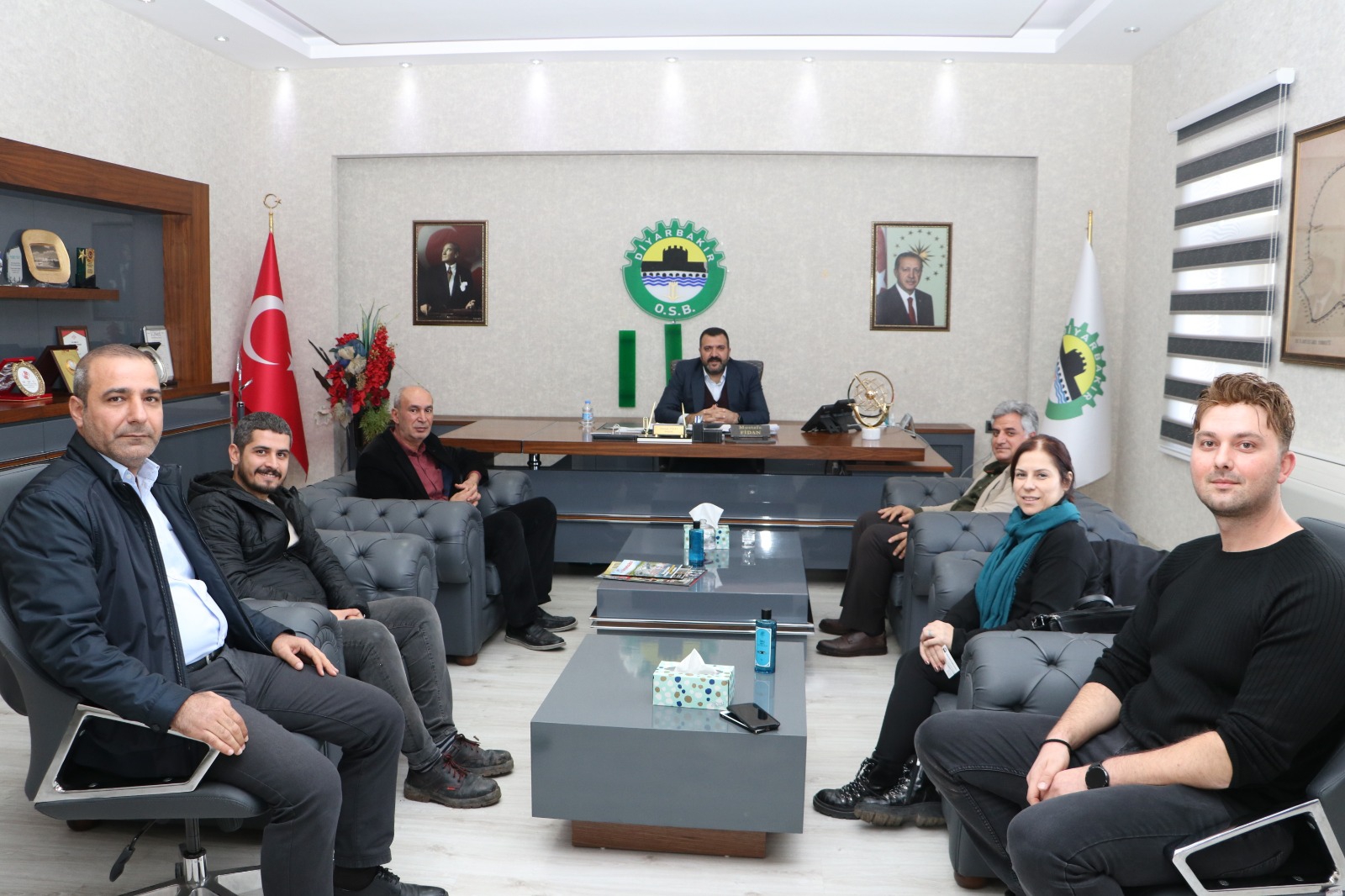 Sur Belediyesi Başkan Yardımcısı Mahmut Akbaş'tan OSB ye Ziyaret