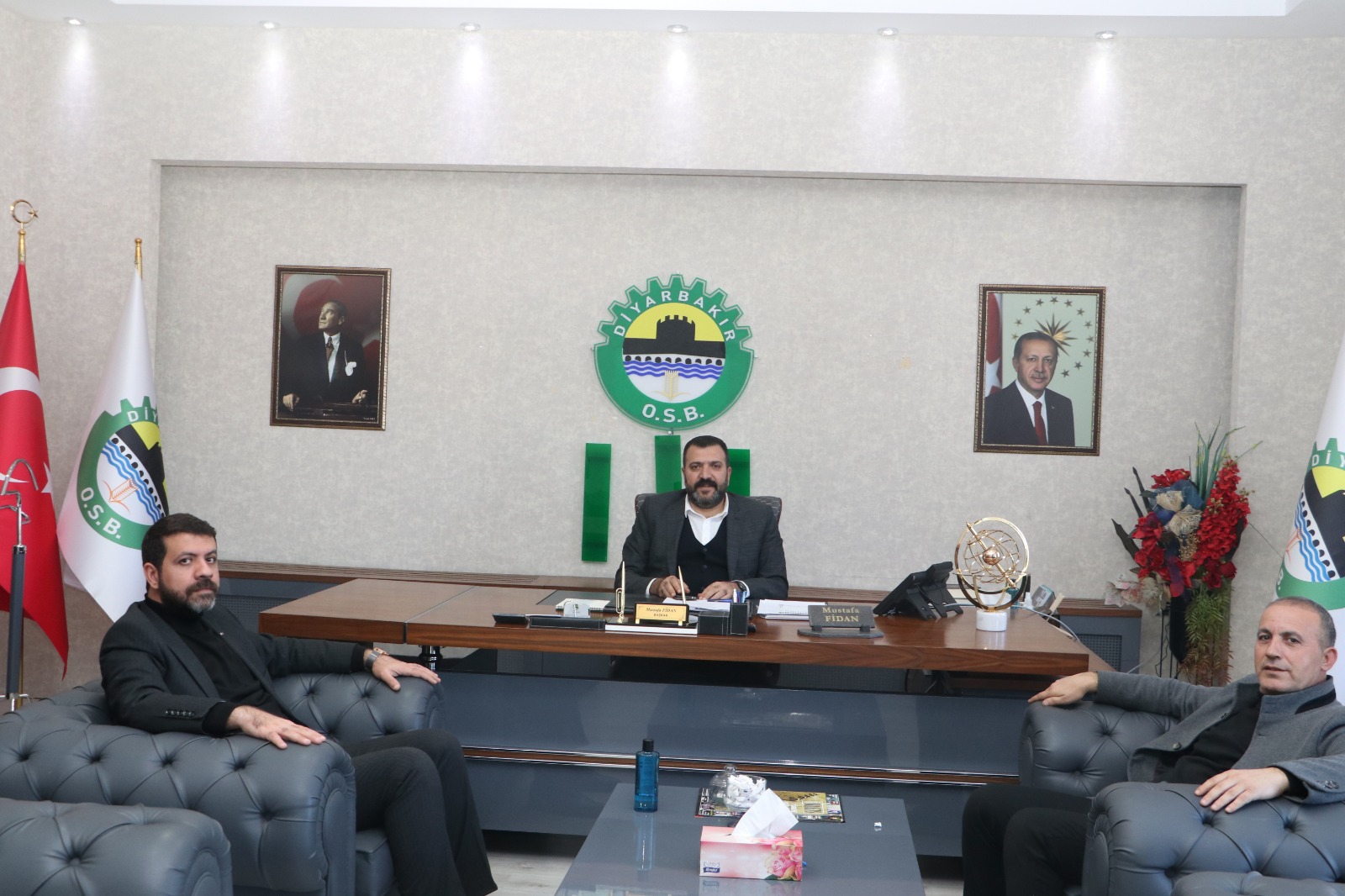MÜSİAD Diyarbakır Şube  Yönetiminden,OSB Yönetimine ziyaret